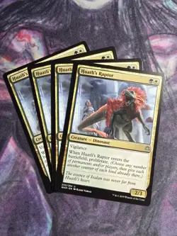 x4 Huatli's Raptor U MTG War of the Spark M/NM, English - Image 1