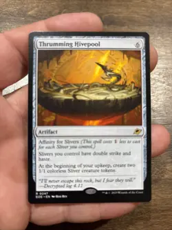 Thrumming Hivepool #0247 MTG: EOE (Regular) (Rare) (Artifact) (Sliver) - Image 1