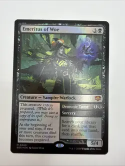 Emeritus of Woe Secrets of Strixhaven Foil - Image 3