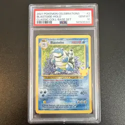 Blastoise 2/102 PSA 10 Celebrations Pokemon TCG - Image 1