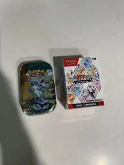 Pokemon Prismatic Evolutions Booster Bundle & Prismatic Mini Tin - Image 1