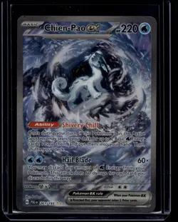 Pokemon TCG Chien-Pao ex 261/193 Paldea Evolved Special Illustration Rare NM - Image 1