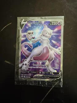 Pokemon Mewtwo V SWSH229 Black Star Promo SEALED Holo NM - Image 1