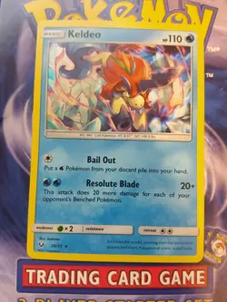 KELDEO 26/73 Holo Foil Pokemon SHINING LEGENDS NM Just Pulled - Image 1