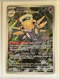 Shedinja 144/132 Illustration Rare Mega Evolution Pokemon Near Mint - Image 1