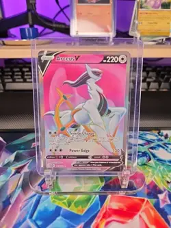 Pokemon TCG Arceus V Brilliant Stars 165/172 Holo Ultra Rare - Image 1