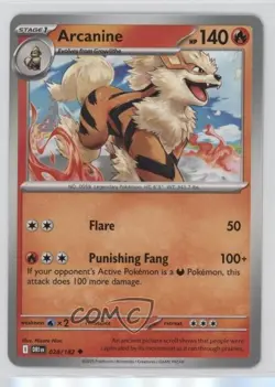 Arcanine Pokemon Destined Rivals (DRI) #028 - Image 1