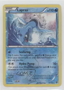 Lapras Reverse Foil Pokemon XY Base Set #35 - Image 1