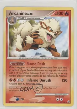 Arcanine Pokemon Diamond & Pearl Secret Wonders #22 2007 - Image 1