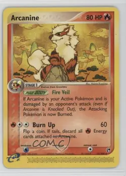 Arcanine Pokemon EX Sandstorm #15 2003 - Image 1