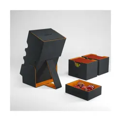 GameGenic Card Storage 200+ Stronghold XL - Black w/Orange New - Image 2