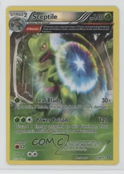 Sceptile Reverse Foil Pokemon XY Primal Clash #9 - Image 1