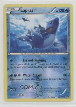 Lapras Reverse Foil Pokemon XY Breakpoint #28 - Image 1