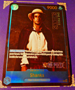 One Piece English Card Game Holo Carte Shanks P-051 En Mint - Image 1