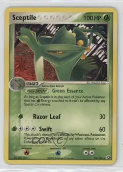 Sceptile (Non Holo Theme Deck Exclusive) Pokemon EX Emerald #10 2005 - Image 1