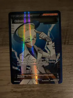 Pokemon Colress (Team Plasma) (135 Full Art) 135/135 Plasma Storm Holo - Image 1