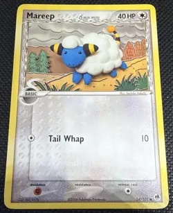 2006 Pokemon EX Dragon Frontiers Mareep #54/101 - Image 1