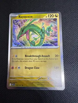 Rayquaza 153/217 Rare Ascended Heroes Pokemon Holo Near Mint - Image 1