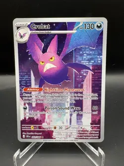 Pokemon TCG: Crobat (Illustration Rare) - 93/86 - ME: Chaos Rising - NM - Image 1