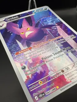 Pokemon TCG: Crobat (Illustration Rare) - 93/86 - ME: Chaos Rising - NM - Image 3