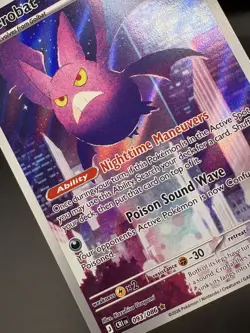 Pokemon TCG: Crobat (Illustration Rare) - 93/86 - ME: Chaos Rising - NM - Image 5
