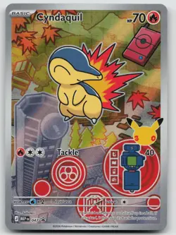 Cyndaquil 047 ME: Mega Evolution Promo Pokemon Holo NM - Image 1