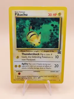Pikachu Pokemon Black Star Promo #27 WOTC 2000 - Image 1