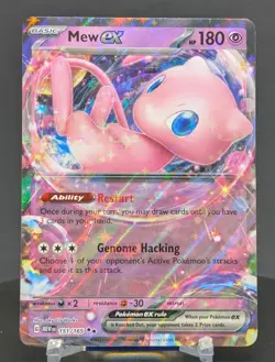 Pokemon Mew ex #151/165 English MEW Scarlet & Violet 151 Double Rare - Image 1