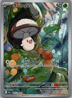 Foongus 095/086 Holo Illustration Rare Black Bolt Pokemon Holo Near Mint - Image 1