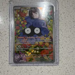 Nintendo Pokemon TCG Erika's Tangela 218/217 SV 151 IR Full Art Holo Basic - Image 1