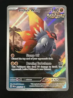 Slither Wing 203/182 Pokemon Paradox Rift Illustration Rare Full Art Holo NM - Image 1