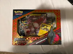 Pokemon Crown Zenith Regidrago V Collection Box Sealed 820650851834 - Image 1