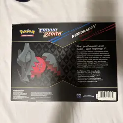 Pokemon Crown Zenith Regidrago V Collection Box Sealed 820650851834 - Image 2
