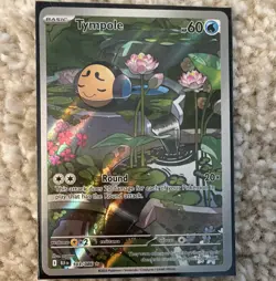 Pokemon Company Tympole 103/086 Sv: Black Bolt Illustration Rare Full Art Holo - Image 1