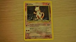 Pokemon TCG Mewtwo Base Set 10/102 Holo Rare - Image 1