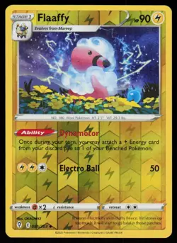 Flaaffy 055/203 Uncommon Evolving Skies Pokemon Reverse Holo Lightly Played - Image 1
