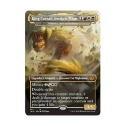 WOTC MtG Ikoria Lair of B King Caesar, Awoken Titan - Snapdax, Apex of the NM - Image 1