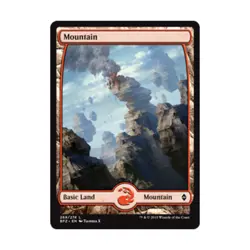 WOTC MTG Battle for Zendikar Mountain #269 (Expanded Border) (C) (Foil) NM - Image 1