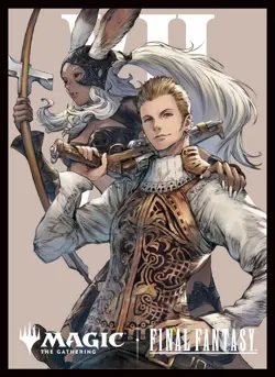 Magic: The Gathering MTG FINAL FANTASY Balthier and Fran Card Sleeve Protector - Image 1