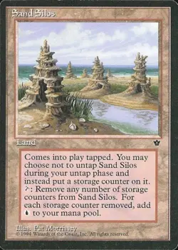 Sand Silos - Medium Play MTG Fallen Empires - Image 1