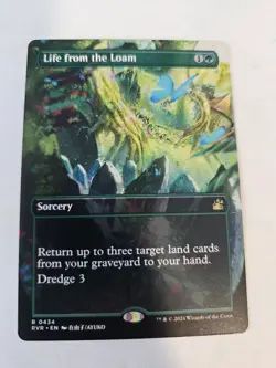 MTG -Life from the Loam Anime Borderless - Ravnica Remastered - Image 1
