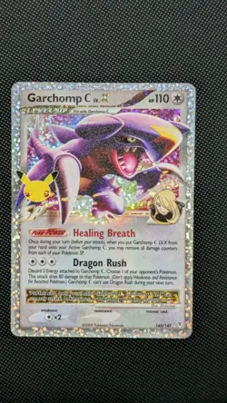 Garchomp C LV.X 145/147 Celebrations: Classic Collection Pokemon NM - Image 1