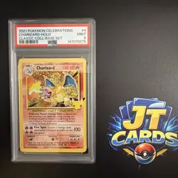 PSA 9 Pokemon Charizard Celebrations 25th Anniversary Holo Card 4/102 - Image 1