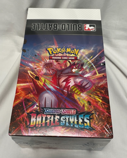 Pokemon TCG Sword & Shield Battle Styles Sealed 10 Box Case - Image 1