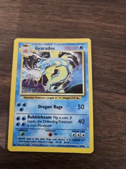 Wizards of the Coast Pokemon TCG Gyarados 6/102 Base Set Holo 1999 - Image 1