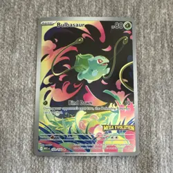 The Pokemon Company Bulbasaur 133/132 Illustration Rare Holo EN Stamped - Image 1