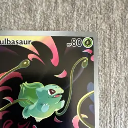 The Pokemon Company Bulbasaur 133/132 Illustration Rare Holo EN Stamped - Image 4