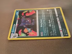 HOLO RARE Greninja 117/214 SM Unbroken Bonds Pokemon Charizard Silhouette LP - Image 2