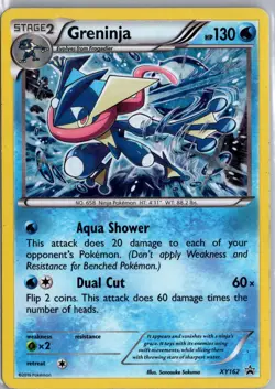 Greninja XY162 Holo Promo XY Promo Pokemon Holo Moderately Played - Image 1