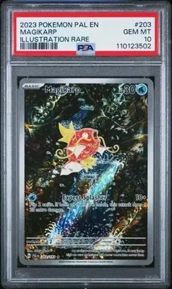 Magikarp 203/193 Illustration Rare - GEM MINT PSA 10. Pokemon S&V Paldea Evolved - Image 1